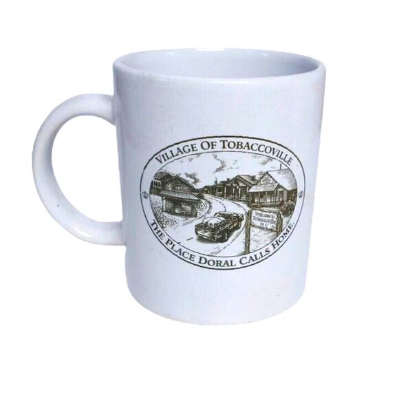 🚬☕Vintage RJ Reynolds Doral Cigarette Ashtrays Mug Tobacco Cup Collectible - Picture 4 of 16